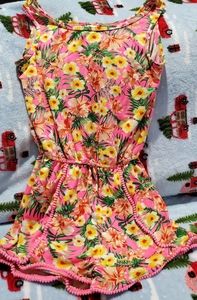 💘Girls Bobbie Brooks Flower Romper